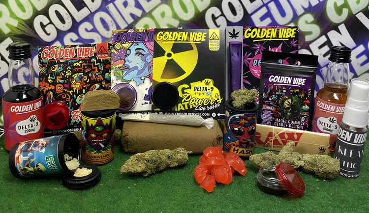 Image of Delta-9 THC By Golden Vibe : Effets, Bienfaits et Explications