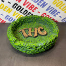 CENDRIER RESINE LEAF THC