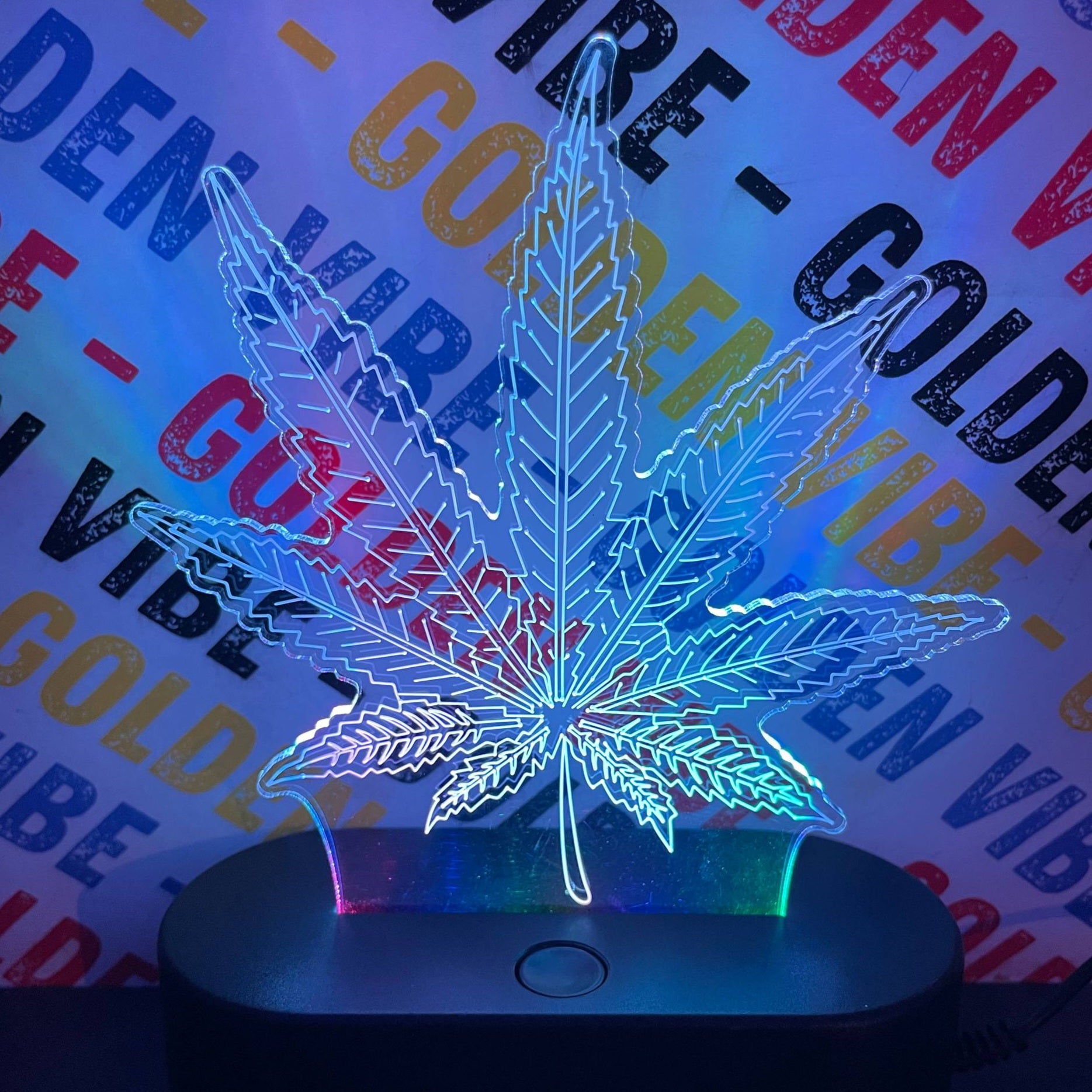 LAMPE 3D LEAF USB