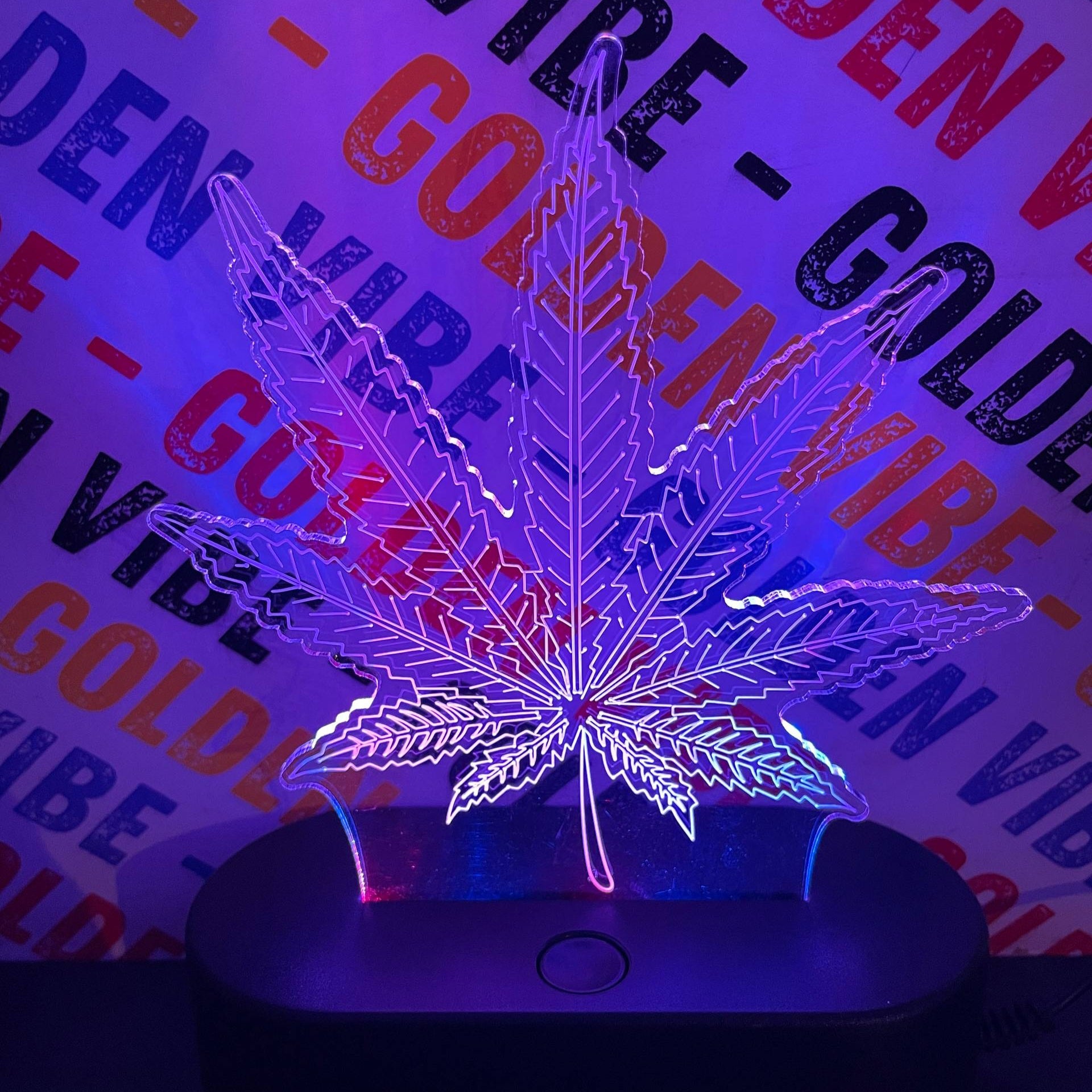 Image of LAMPE 3D LEAF USB