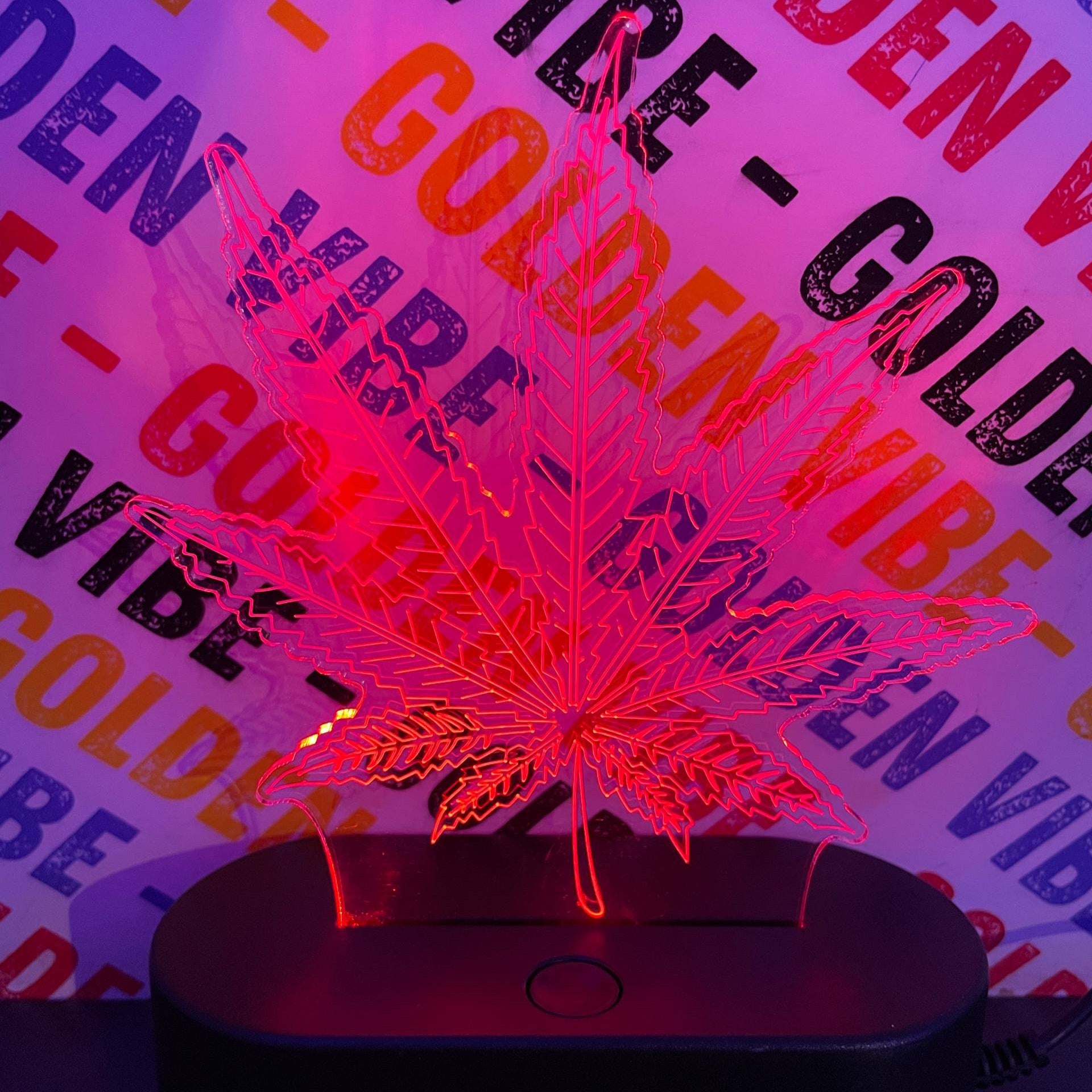Image of LAMPE 3D LEAF USB