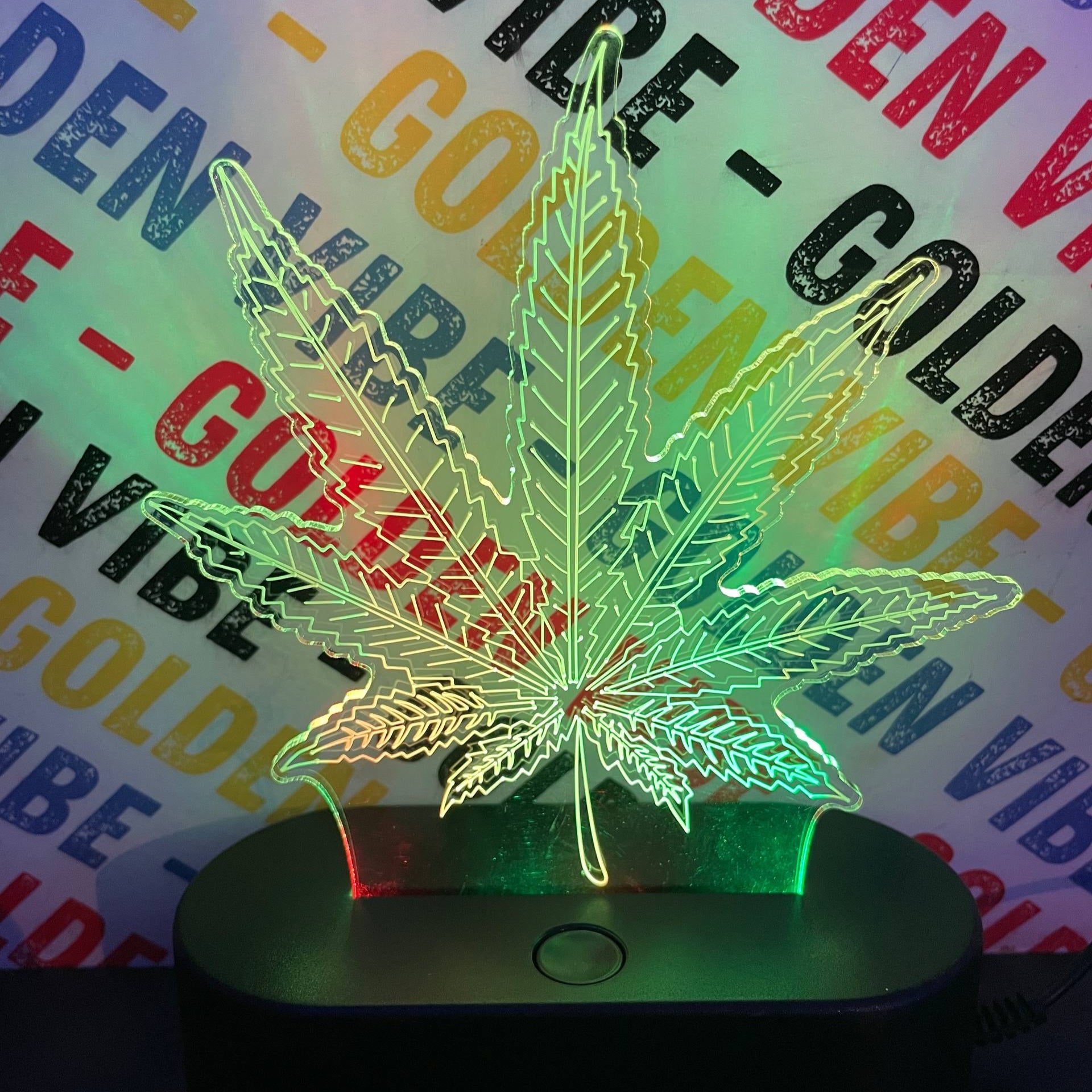 Image of LAMPE 3D LEAF USB