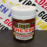 X30 GUMMIES VEED ORANGE (300MG Δ-9 THC/450MG CBD)