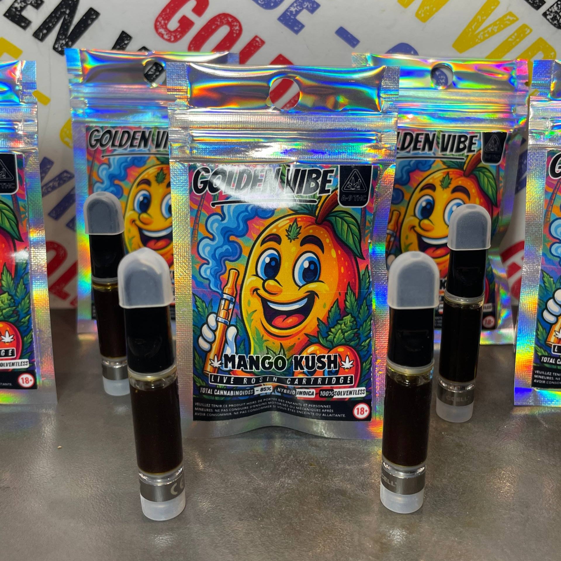 CARTRIDGE - LIVE ROSIN - MANGO KUSH (Δ-9 THC)