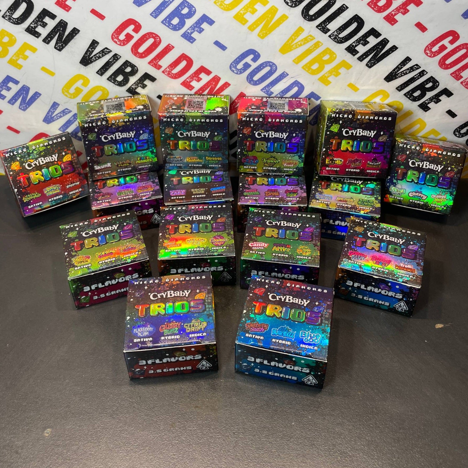3.5G MICRO DIAMONDS - CRYBABY TRIO - ÉDITION SPÉCIALE (Δ-9 THC)