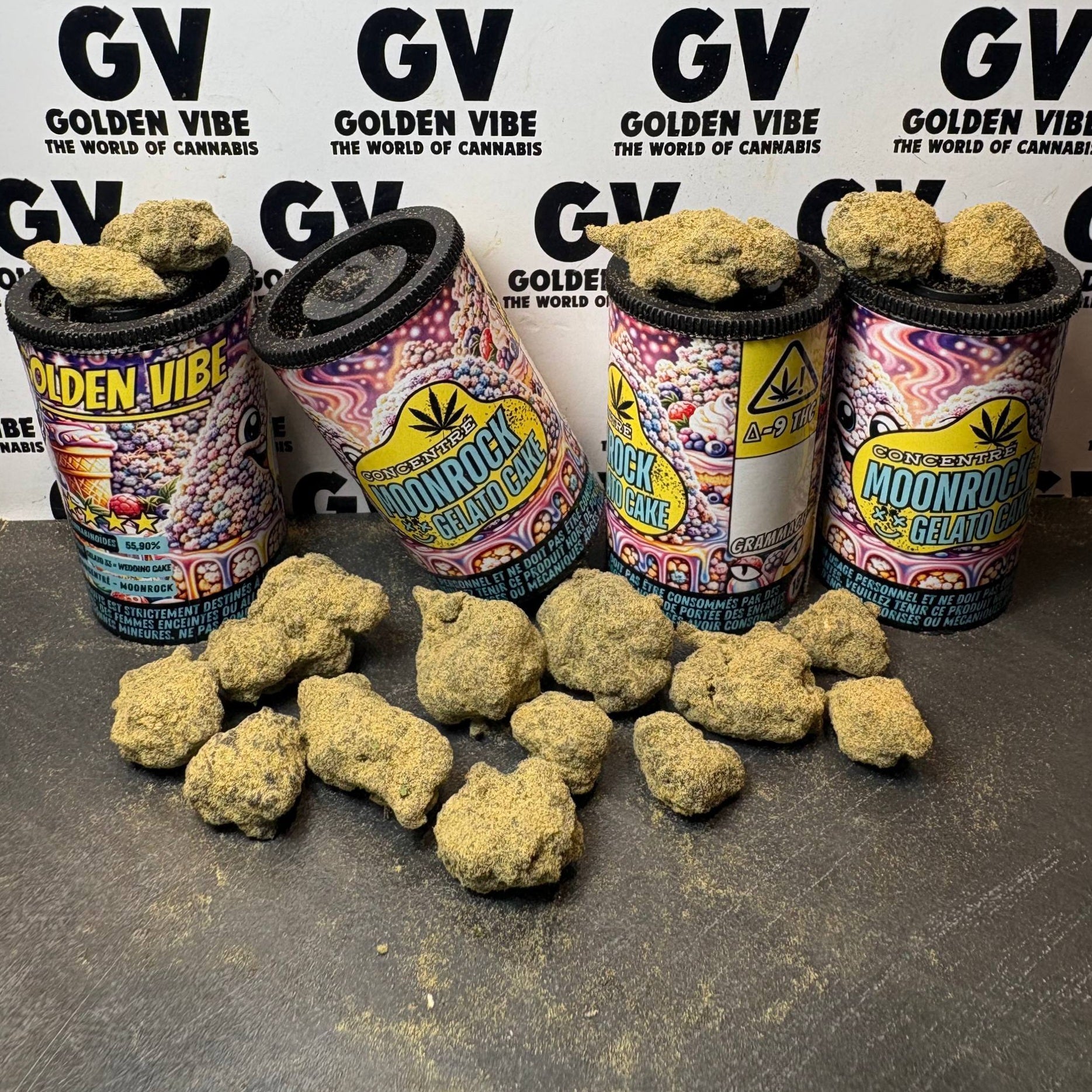Image of MOONROCK GELATO CAKE (Δ-9 THC)