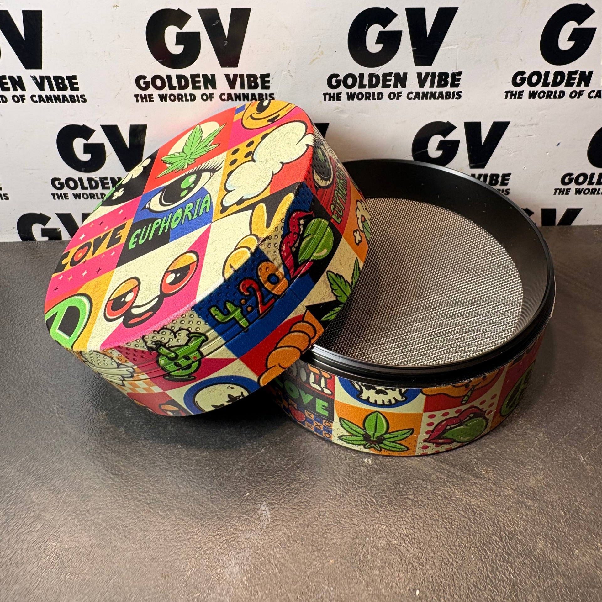 Image of GRINDER EUPHORIA GROOVY 63MM