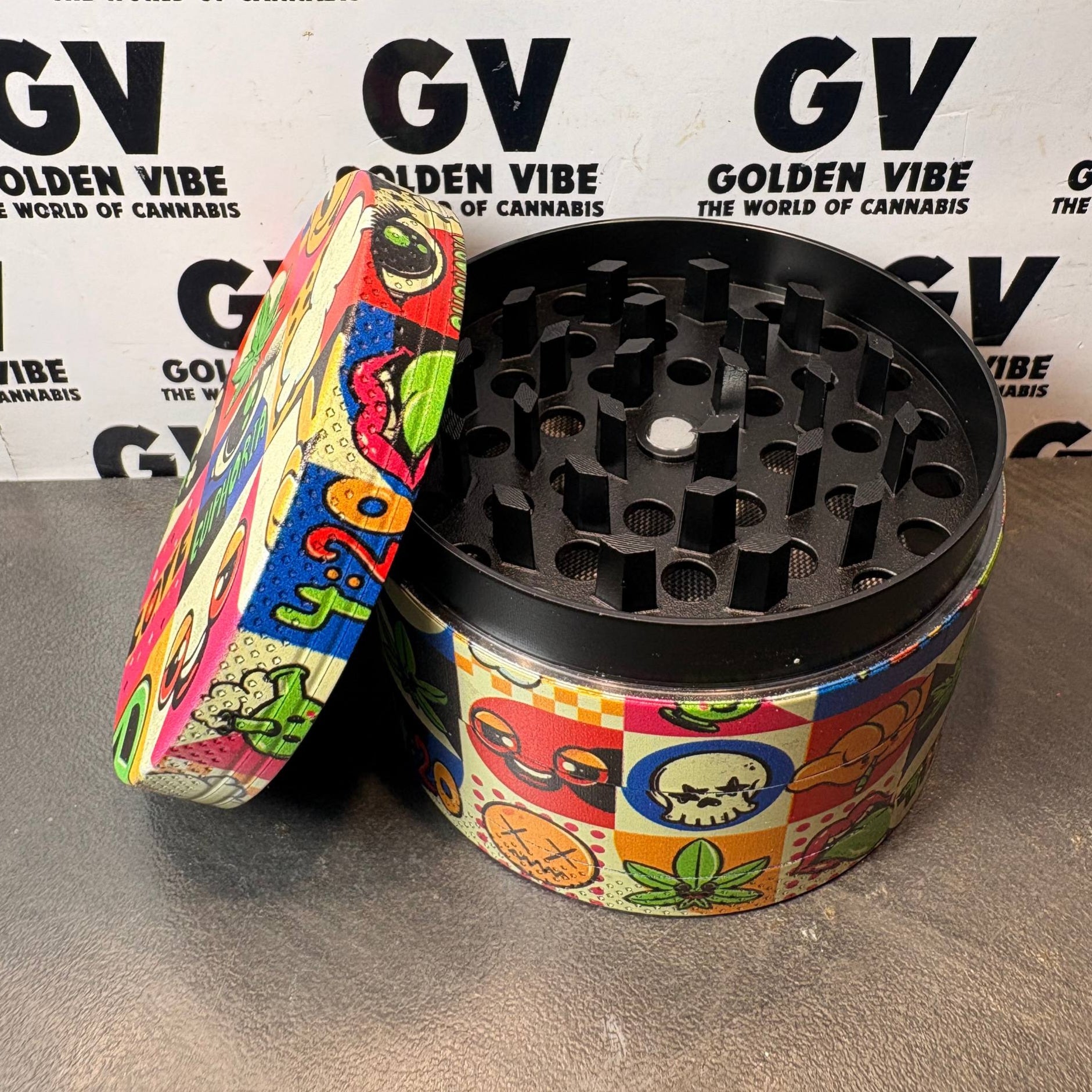 Image of GRINDER EUPHORIA GROOVY 63MM