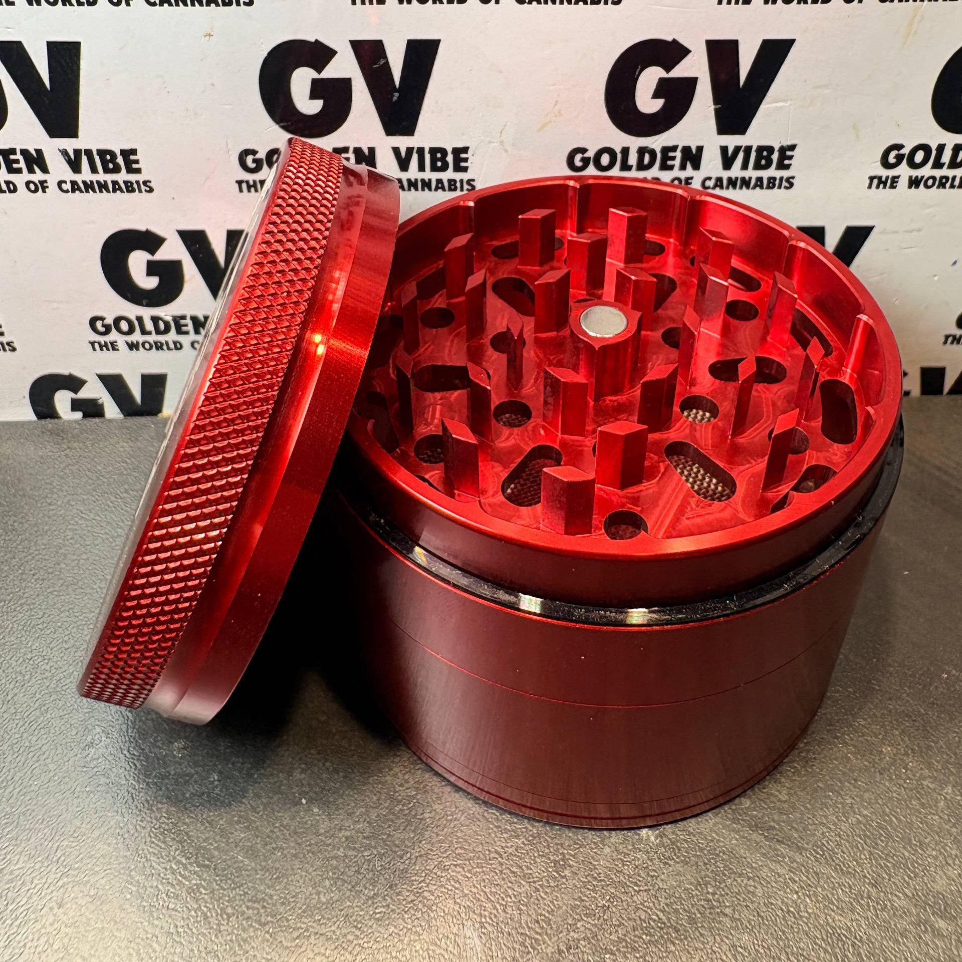 Image of GRINDER RAW X HAMMERCRAFT 4 PARTIES 61MM ROUGE