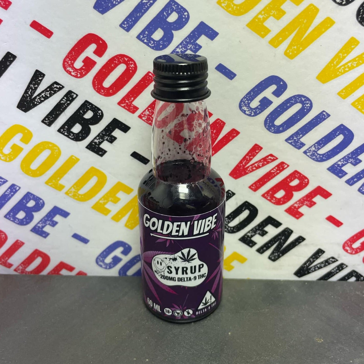 SYRUP GOLDEN VIBE (200MG Δ-9 THC) 4 GOÛT AUX CHOIX