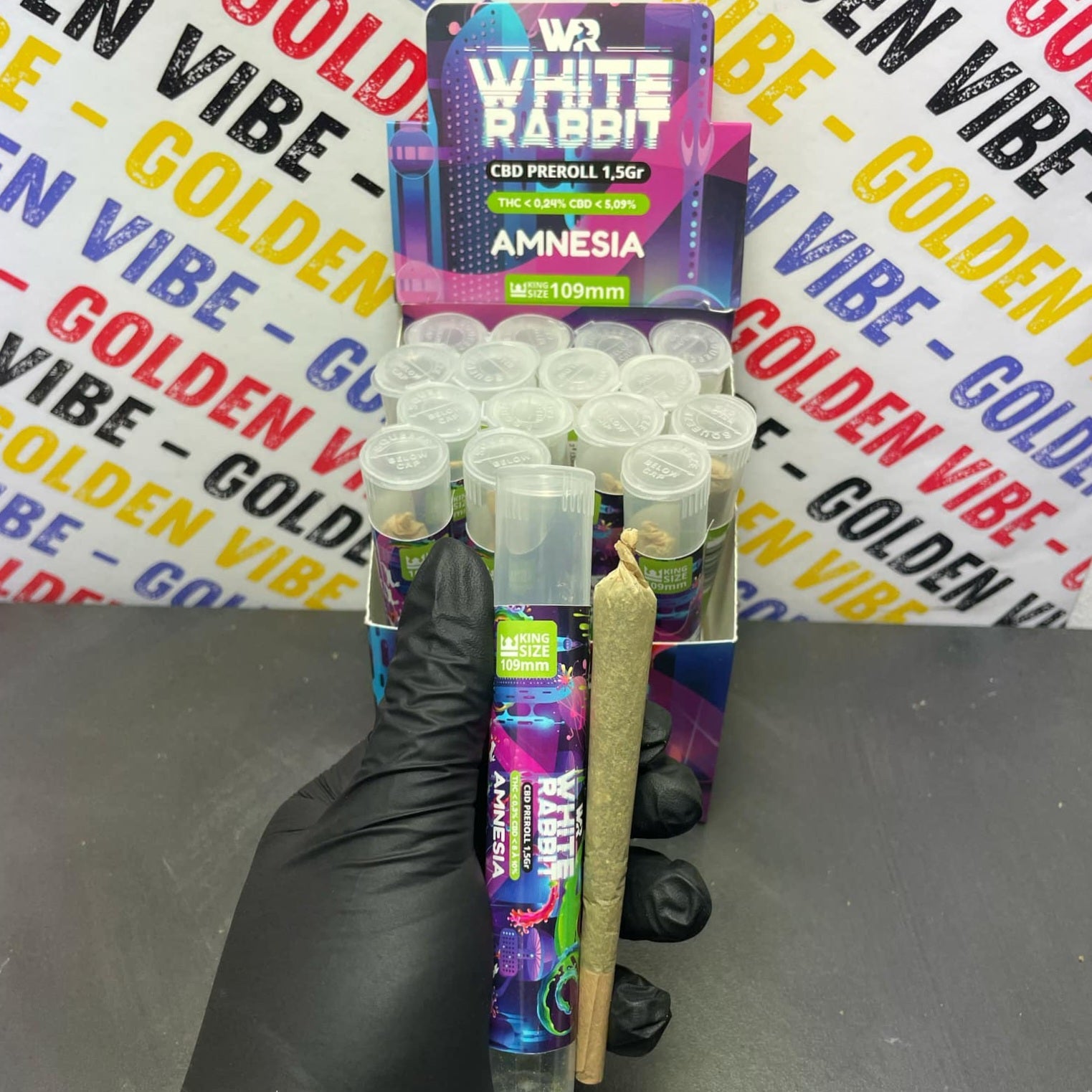 PRÉ-ROLLS WHITE RABBIT AMNESIA (CBD)