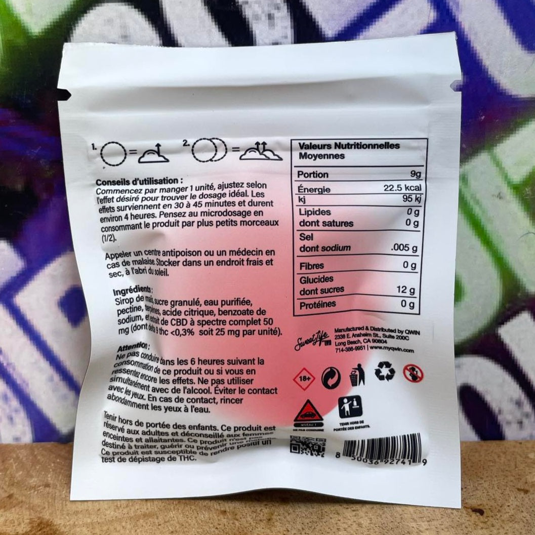 Image of X2 GUMMIES PETITE MIGNONNE (25MG Δ-9 THC / 50MG CBD)