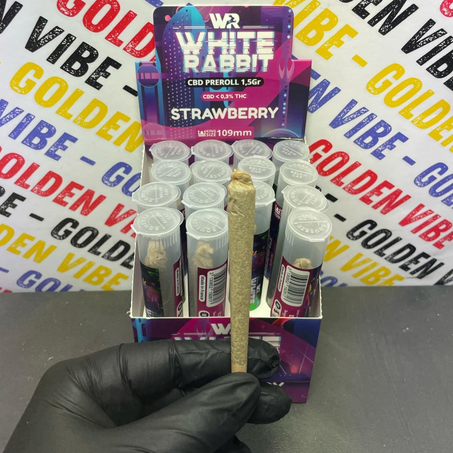 PRÉ-ROLLS WHITE RABBIT STRAWBERRY (CBD)