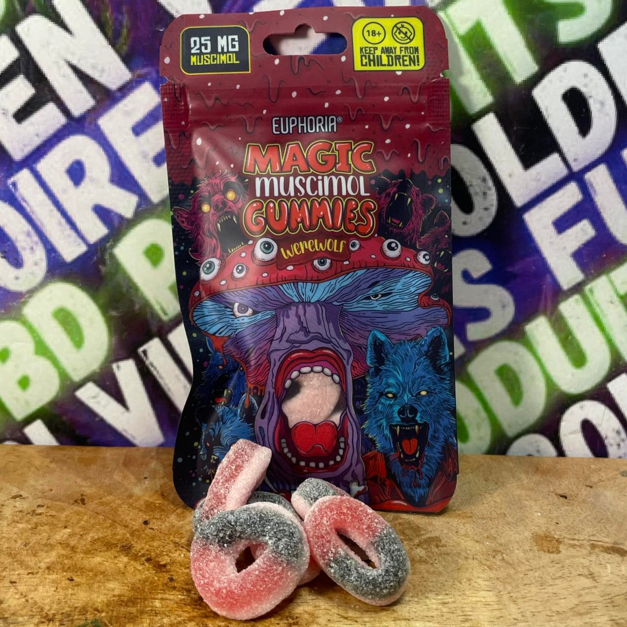 EUPHORIA MUSCIMOL GUMMIES WEREWOLF