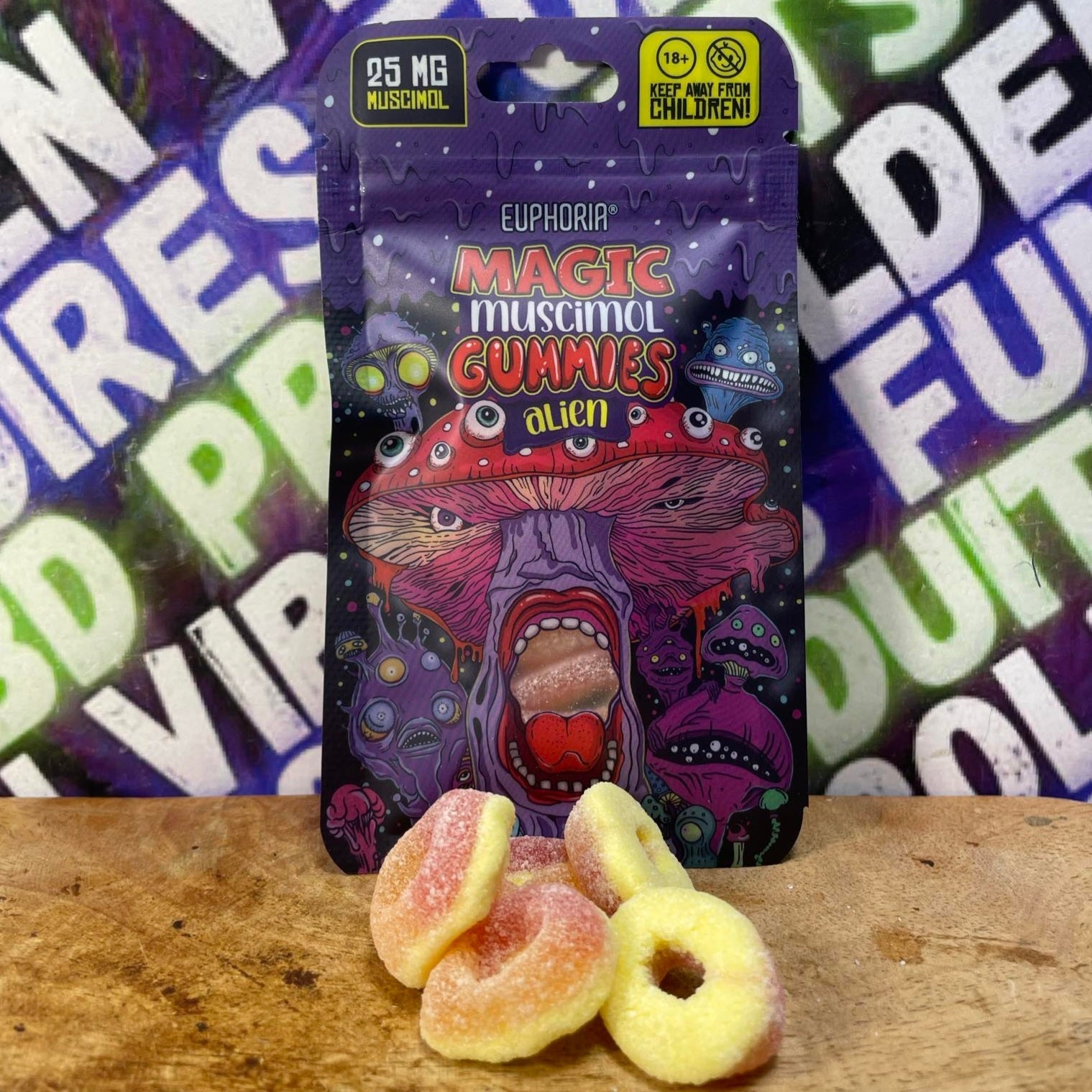 EUPHORIA MUSCIMOL GUMMIES ALIEN