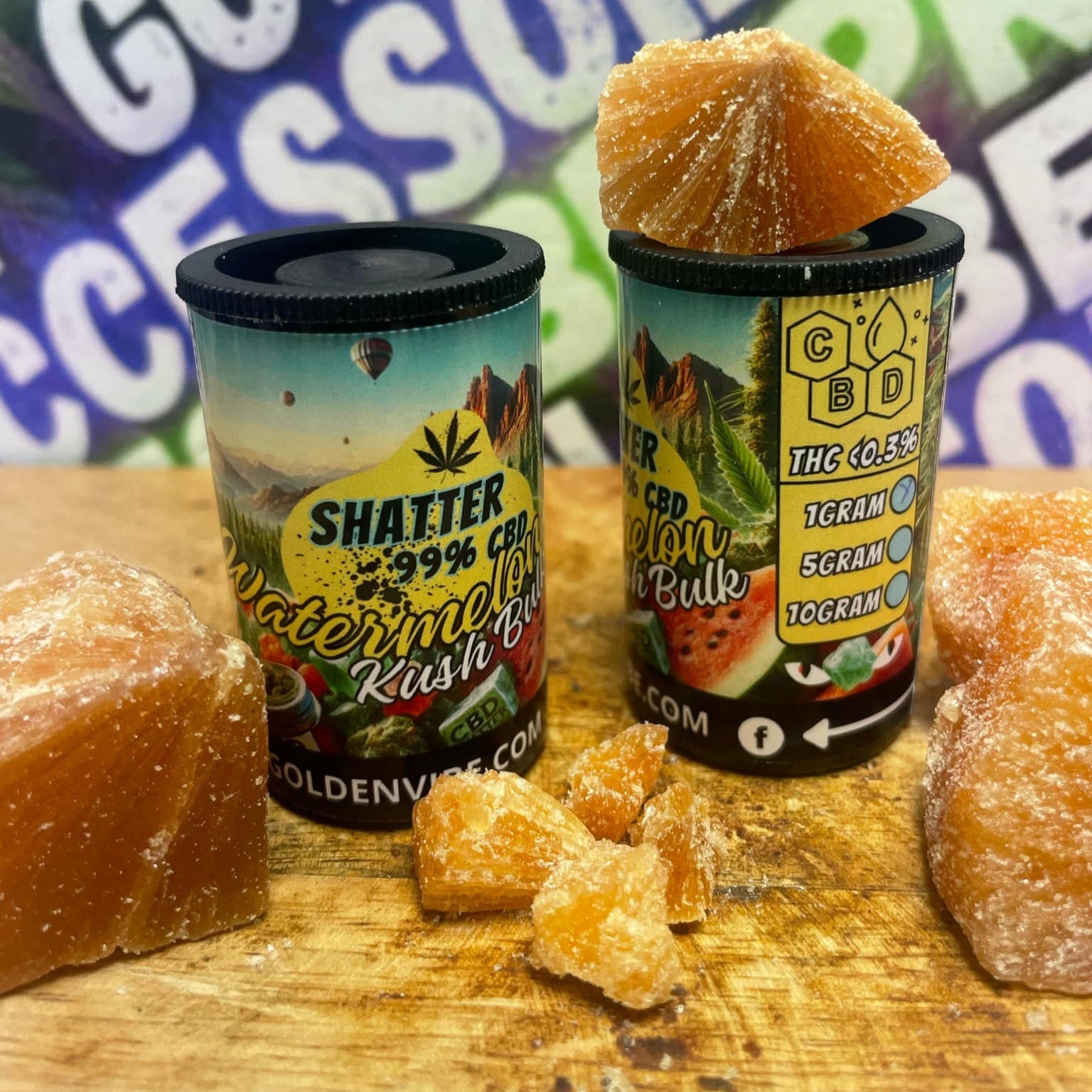 SHATTER 99% WATERMELON KUSH USA (CBD)