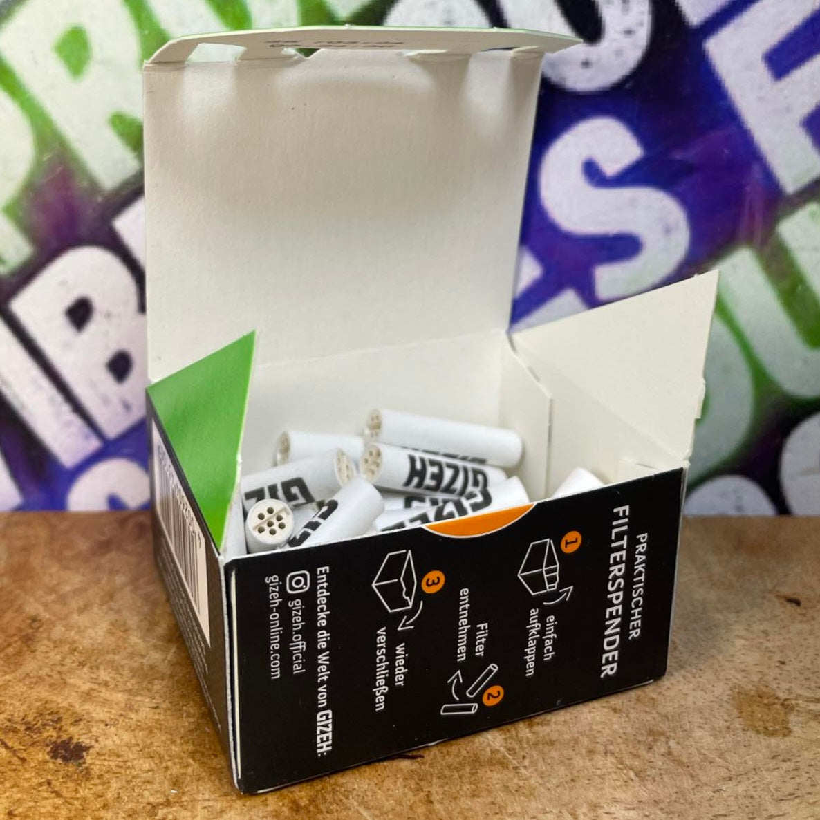 Image of FILTRE GIZEH CHARBON ACTIF 6MM ACTIVE FILTER