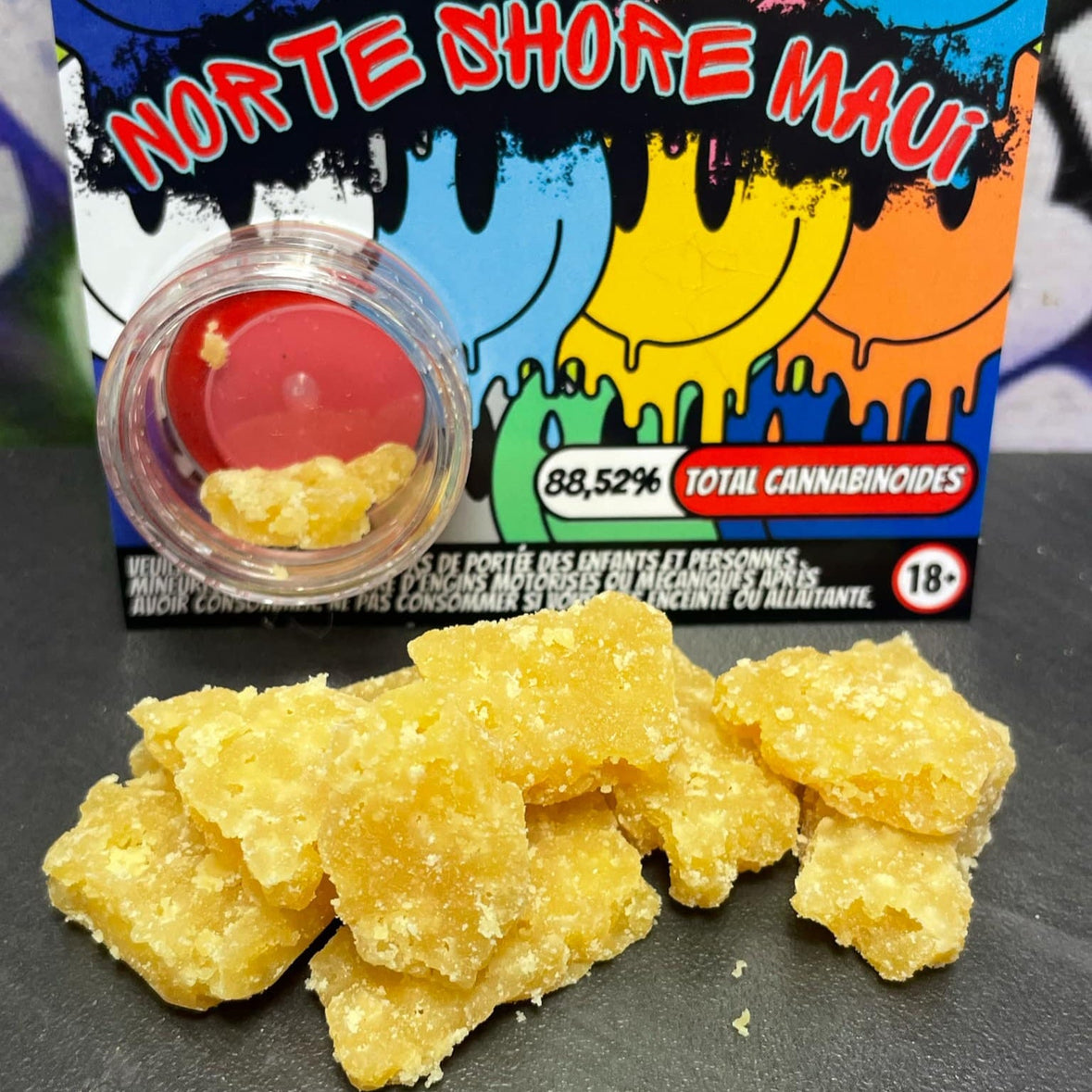 NORTE SHORE MAUI LIVE ROSIN SUGAR (Δ-9 THC)