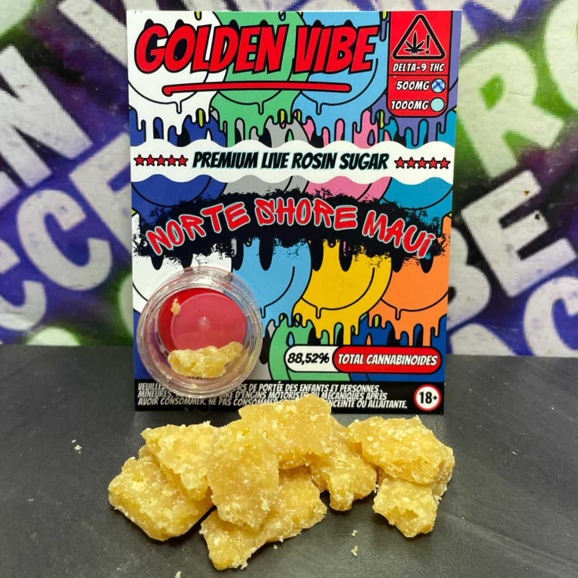 NORTE SHORE MAUI LIVE ROSIN SUGAR (Δ-9 THC)