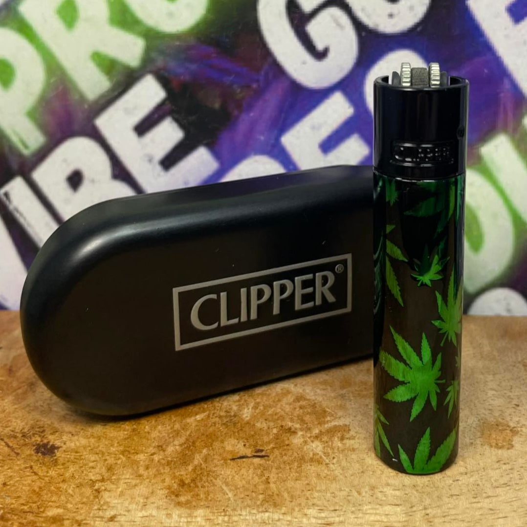 CLIPPER METAL GREEN LEAF