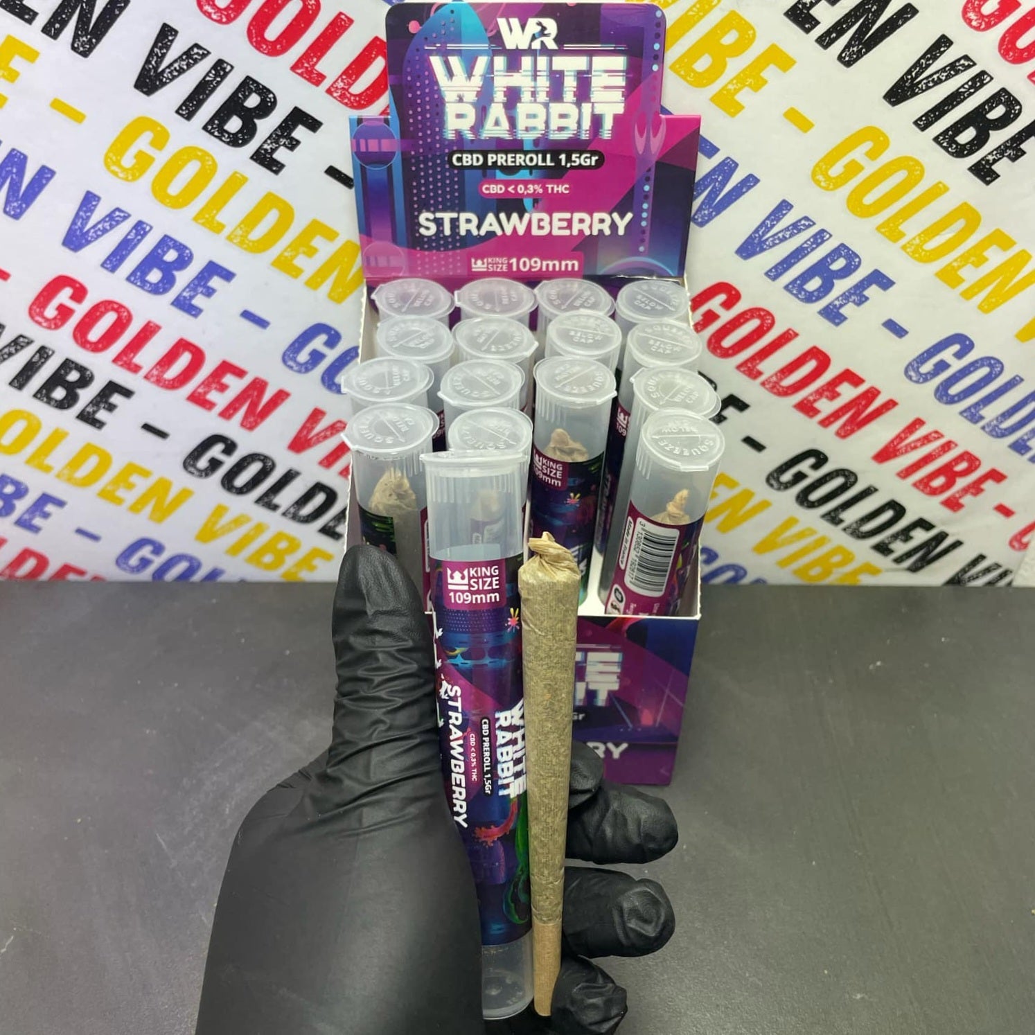 PRÉ-ROLLS WHITE RABBIT STRAWBERRY (CBD)