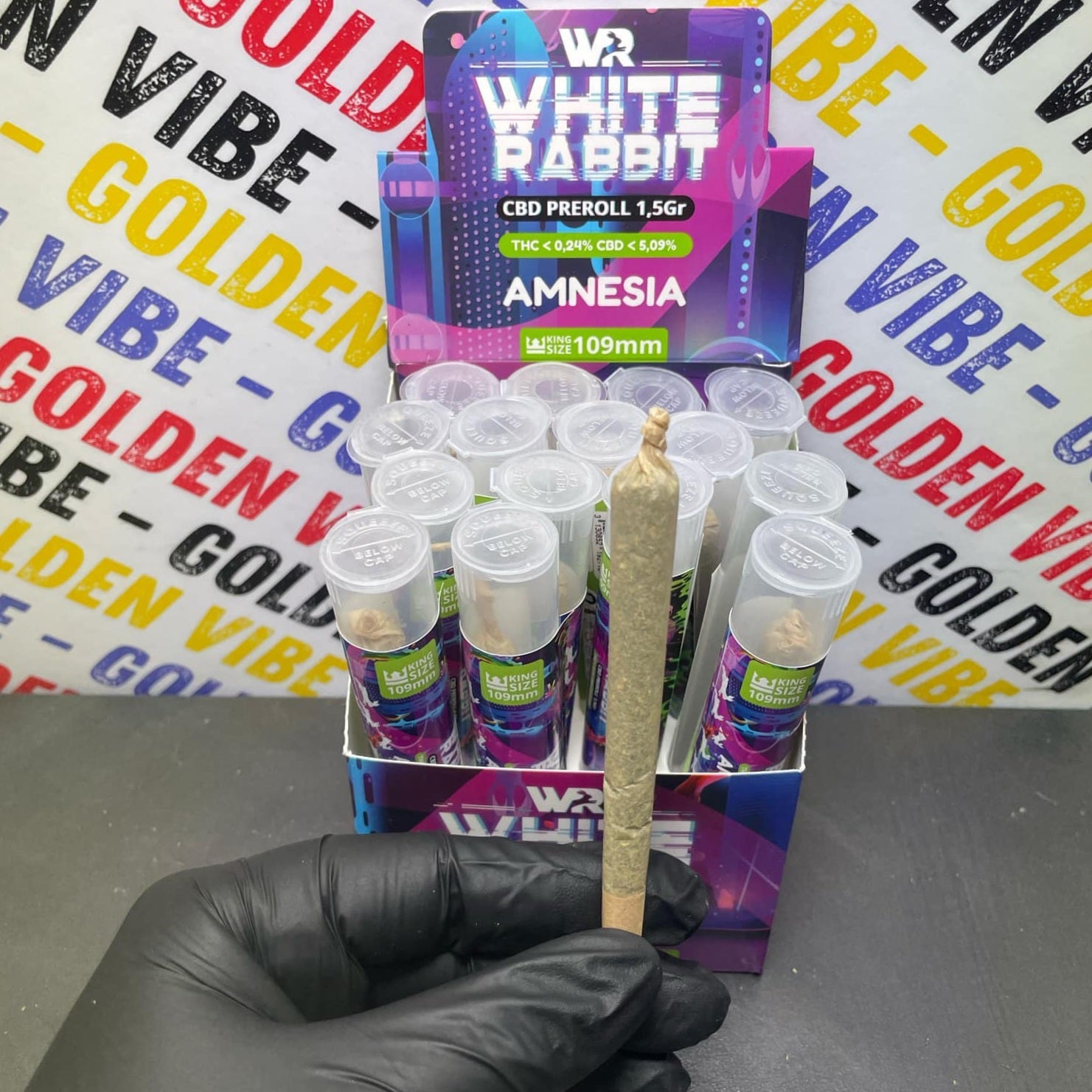 PRÉ-ROLLS WHITE RABBIT AMNESIA (CBD)