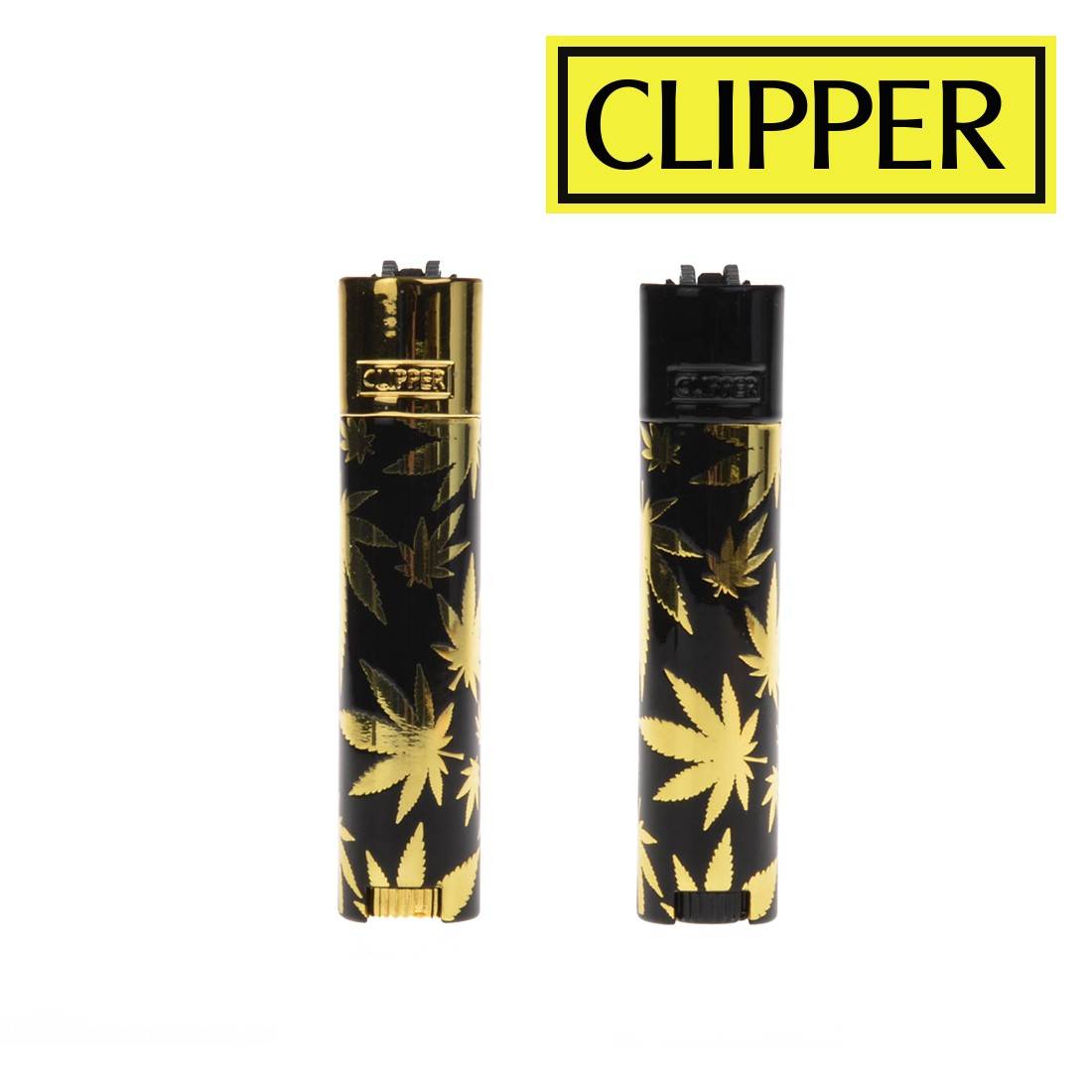 Image of CLIPPER METAL NOIR ET OR LEAF