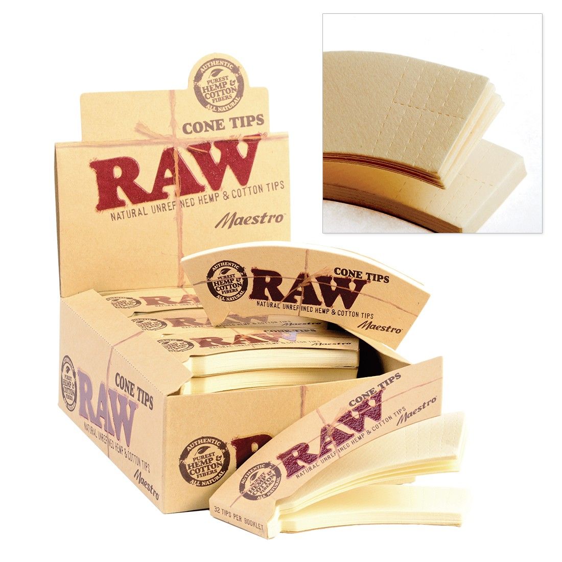 Image of FILTRES RAW CONE TIPS MAESTRO