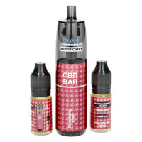 PUFF TORNADO X WHITE RABBIT STRAWBERRY KUSH 15000 PUFFS 1000MG (CBD)