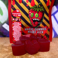 X2 MAGIC GUMMIES HEART KICK (10MG Δ-9 THC / 15MG CBD)