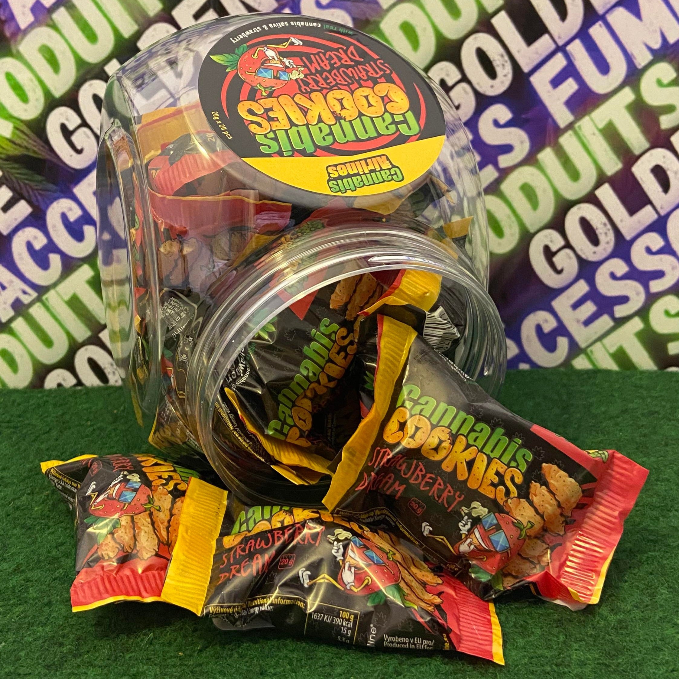 COOKIE CANNABIS AIRLINES STRAWBERRY DREAM