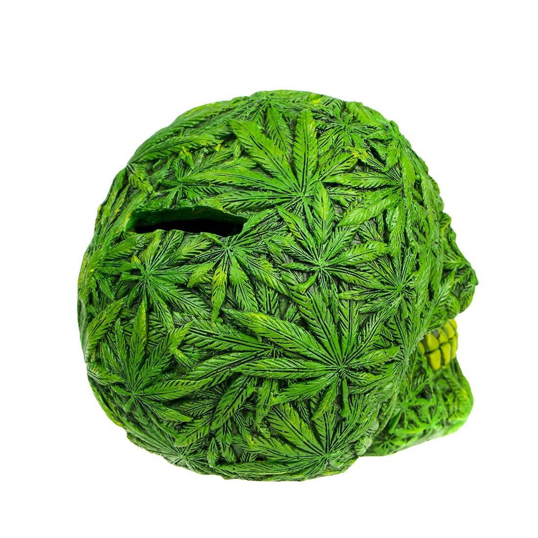 Image of TIRELIRE SKULL LEAF