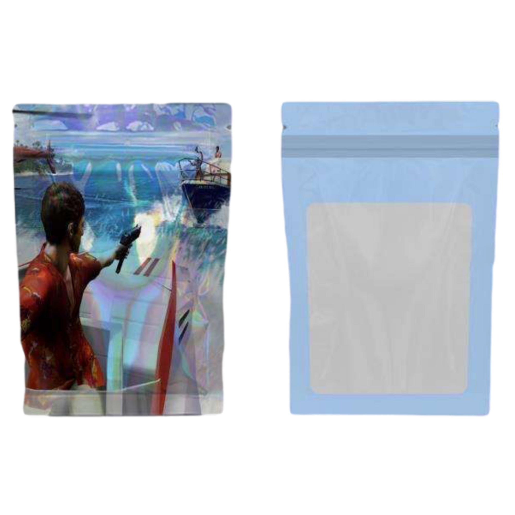 POCHON ANIMÉ HOLOGRAMME AVEC FENÊTRE #4