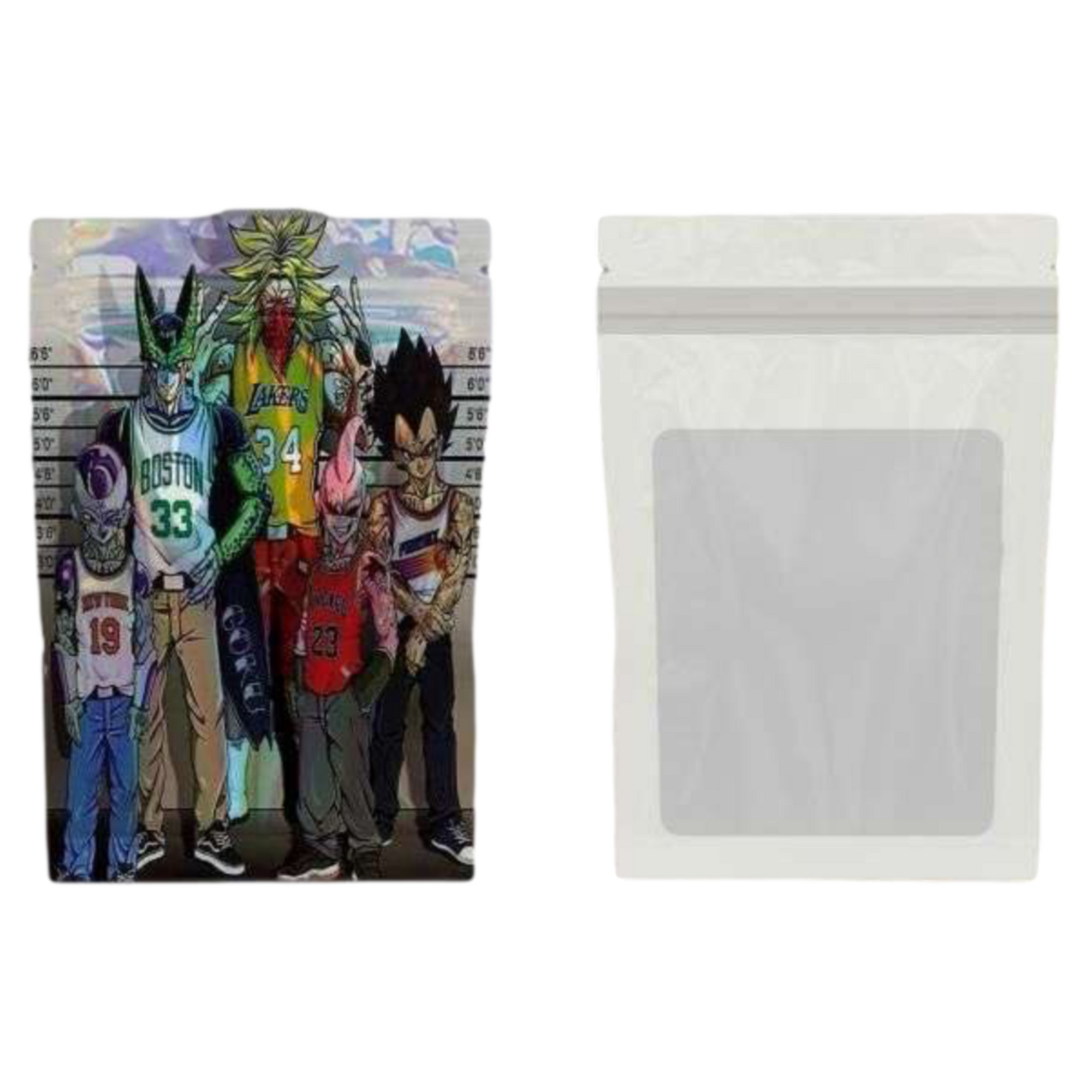 POCHON ANIMÉ HOLOGRAMME AVEC FENÊTRE #6